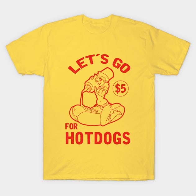 let´s go for hotdogs T-Shirt by melivillosa